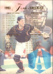 1993 Flair Baseball #300 Checklist 201-300